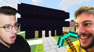 VALES MINECRAFT'ta EVİMİ OBSIDYEN'le KAPLADI