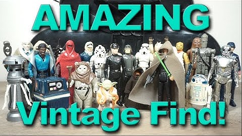AMAZING Vintage Star Wars 3.75" Figure Haul Found on Facebook!