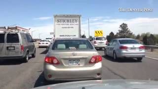 I-70 eastbound  at a standstill from Kipling.