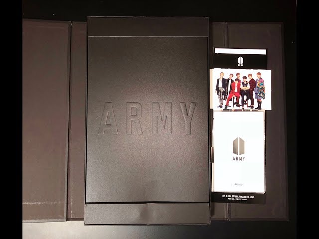 UNBOXING ♡ BTS (방탄소년단) Global Official Fanclub 4th Term Army