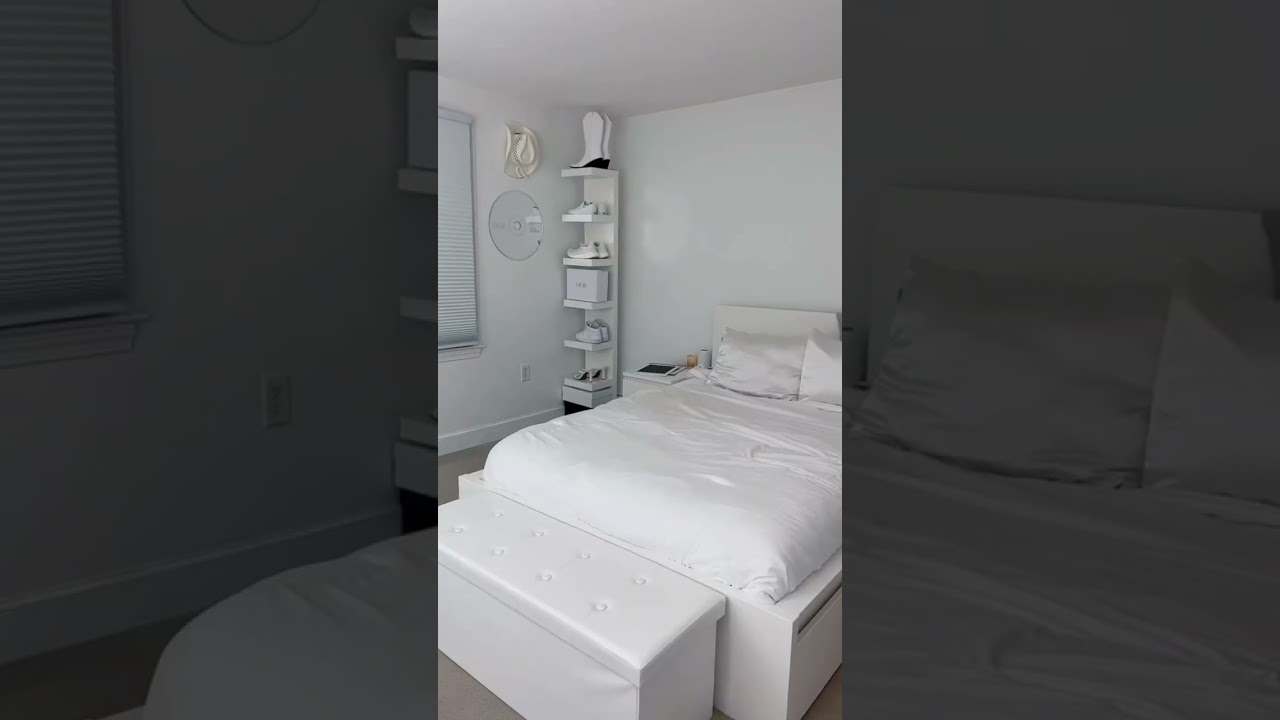 aesthetic clean girl room tour 