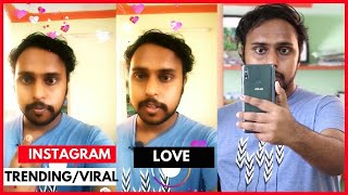 How to get doodle heart  filter on Instagram | New Instagram TRENDING Filter 2021
