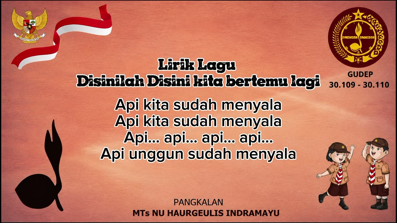 Lagu API UNGGUN API KITA SUDAH MENYALA 