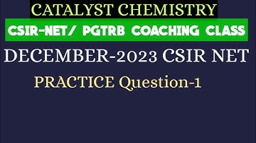 CSIR NET|GATE|PGTRB|PRACTICE Question|series-1| TERM SYMBOL|Catalyst Chemistry NET CLASS
