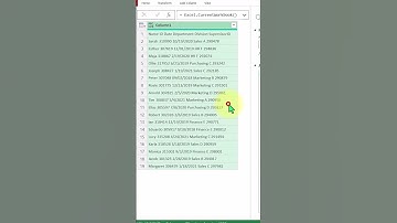 Split Columns With Power Query