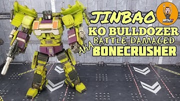 Jinbao KO Oversized Gravity Builder Devastator Battle Damaged Version not Bonecrusher review