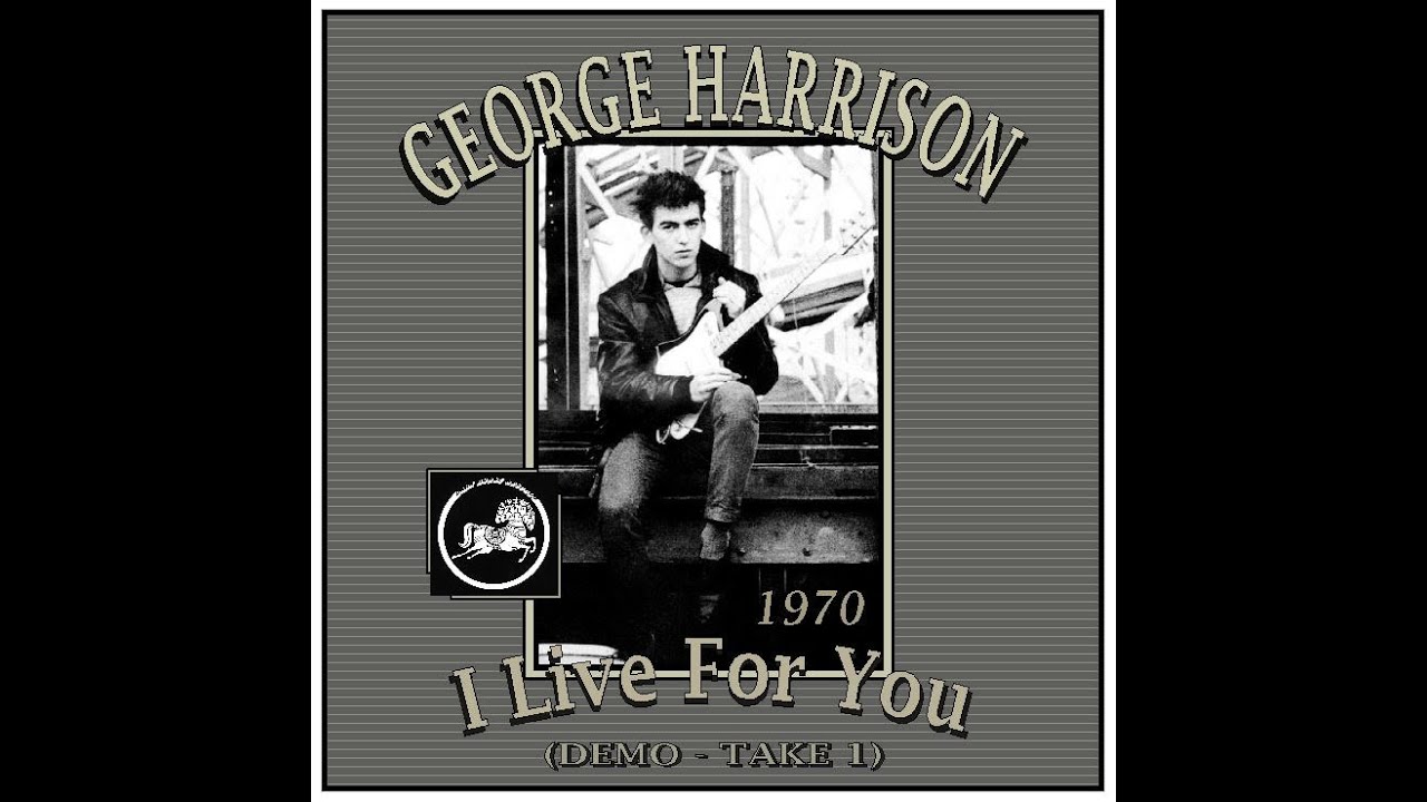 George Harrison - I Live For You (Demo, Take 1) 1970 - YouTube