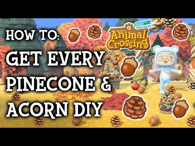 ACNH, Acorn pochette - How To Get DIY Recipe & Required Materials