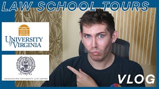 Touring Georgetown and UVA Law School (vlog) | Journey to Law School