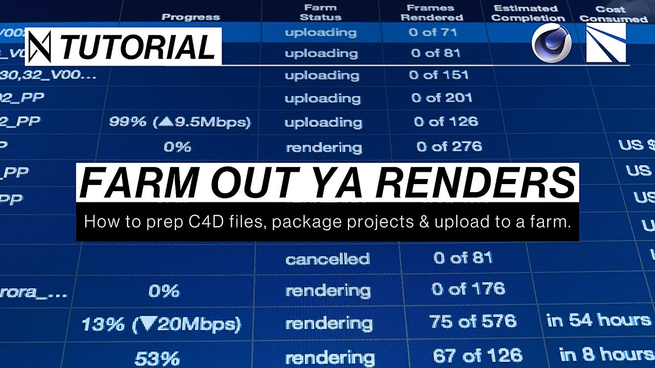 C4D TUTORIAL | Cloud Rendering 101 [Cinema 4D & Pixel Plow] - YouTube