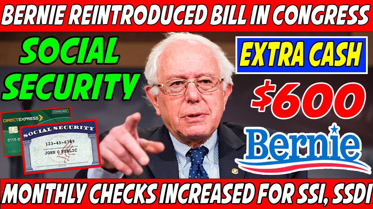 YES RELEASED BERNIE S BILL PASSED IN CONGRESS APPROVES EXTRA 600 