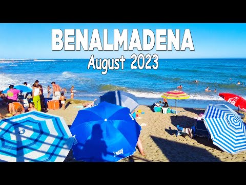 Benalmadena Malaga Spain Walking Tour August 2023 [4K]