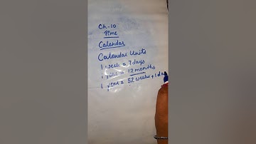 Class-4th Maths Ch-10 Time and Calendar