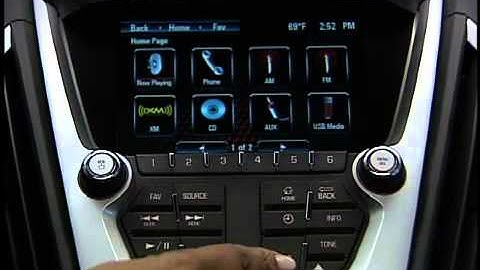 Buick-Intellilink- HOW TO Set-the-Clock-and-Favorites-on-Color-Touch-Radio-Family