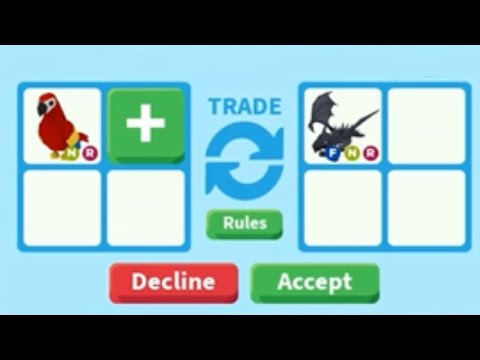 Parrot, Trade Roblox Adopt Me Items