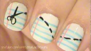 Back To School Nail Art