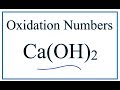 Oxidation Numbers and Calcium Hydroxide