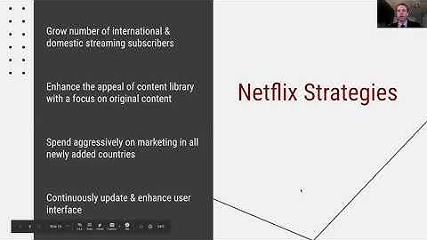 Netflix Strategic Analysis final video. MGMT 449