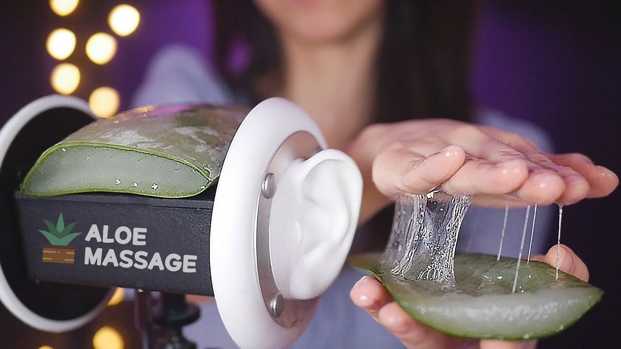 ASMR Aloe Vera Ear Massage ️ For Sleep & Relaxation (NO TALKING) YouTube