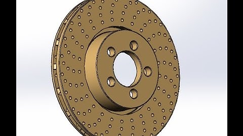 ► SolidWorks 2016 Tutorial Brake Disk Designing ¥¥¥