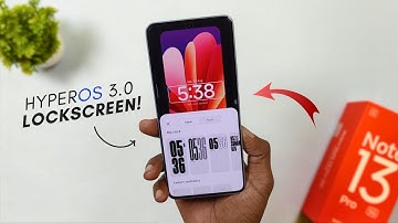 🔥Enable HyperOS 3.0 Lockscreen on Redmi Note 13 Pro 5G / Poco x6 5G⚡