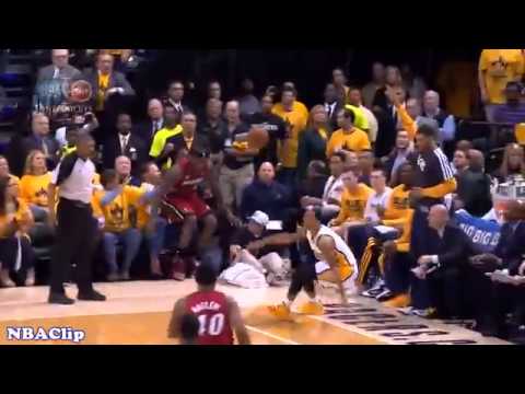 SHAQ Catches LeBron James 6 1 2013) NBA ECF GAME 6