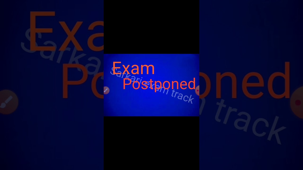 Cds Exam Postponed Cds Exam Postponed