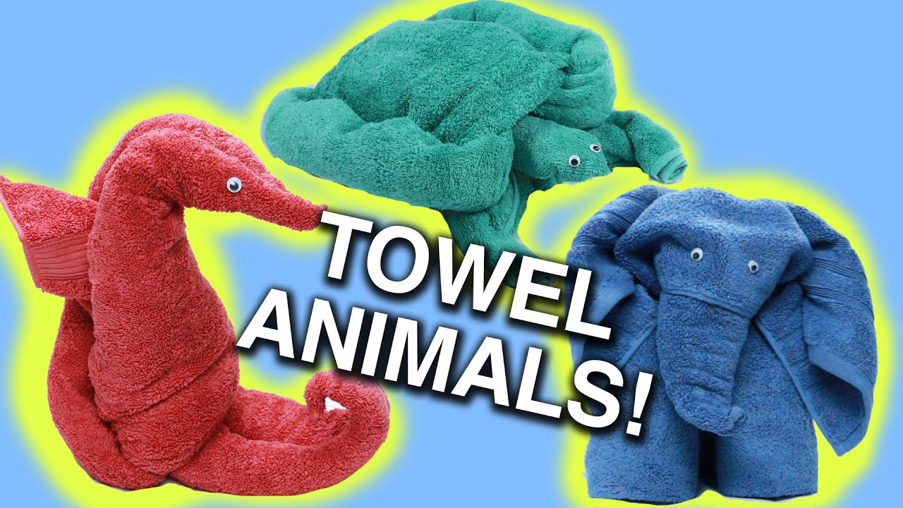 How To Make Towel Animals - YouTube