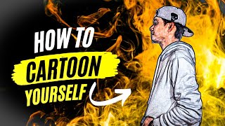 How to CARTOON YOURSELF In Just 2 Minutes! (Step-by-Step Tutorial)