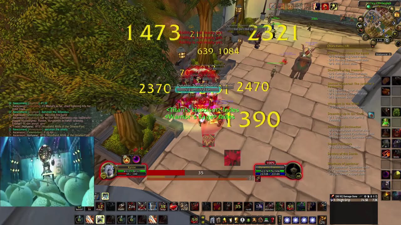 Ascension: Updated Titan's Grip Fury Warrior Talents/Enchants