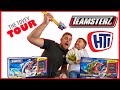 PLAYING WITH TOY CARS | TEAMSTERZ DINO ATTACK VS SHARK ATTACK TRACK SETS