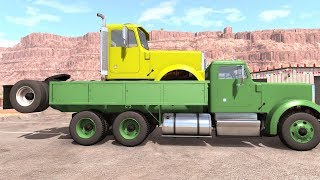 Beamng Drive - T 300 Us Military Truck Transporting A T65 Truck