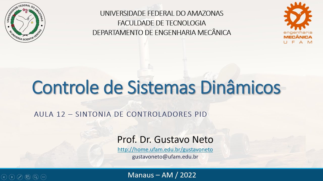 Aula 12.1 Sintonia de Controladores PID (Continuação)