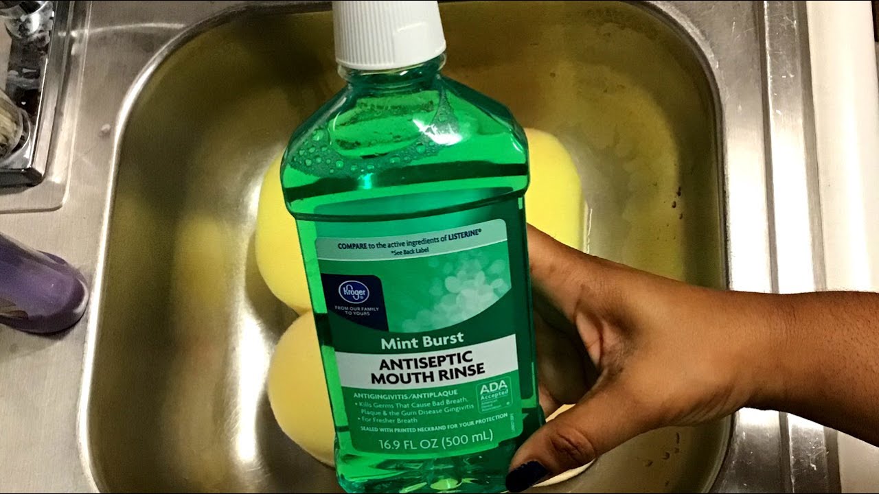 Mint Burst Mouthwash Sponge Squeeze using Soft Sponges Will It Lather