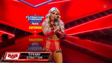 Tiffany Stratton (New Theme Song) Entrance - WWE Monday Night Raw, February 19, 2024