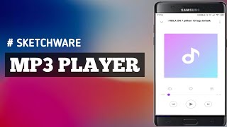 Sketchware - MP3 Player on Sketchware Tutorial Indonesia screenshot 4