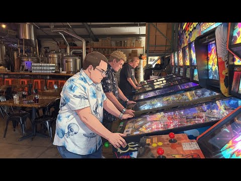 2026 Boyz arcade summer work trip! #hyperspin2 #arcade #pinball #friends #epic