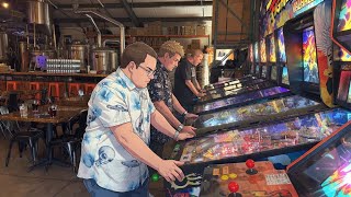 2026 Boyz arcade summer work trip! #hyperspin2 #arcade #pinball #friends #epic