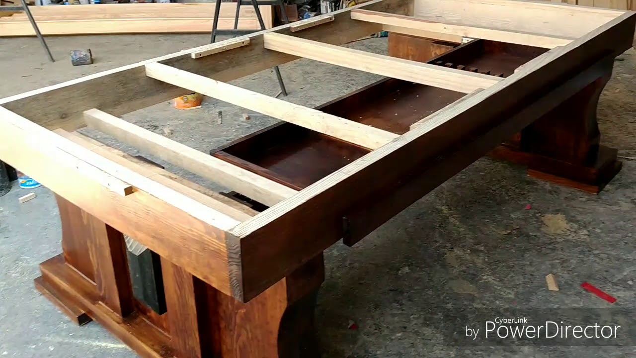 Cómo armar una mesa de billar modelo rústica de mesas bola blanca YouTube