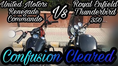Royal Enfield Thunderbird Vs UM Renegade Commando | Honest Comparison | Engineer Singh | ES