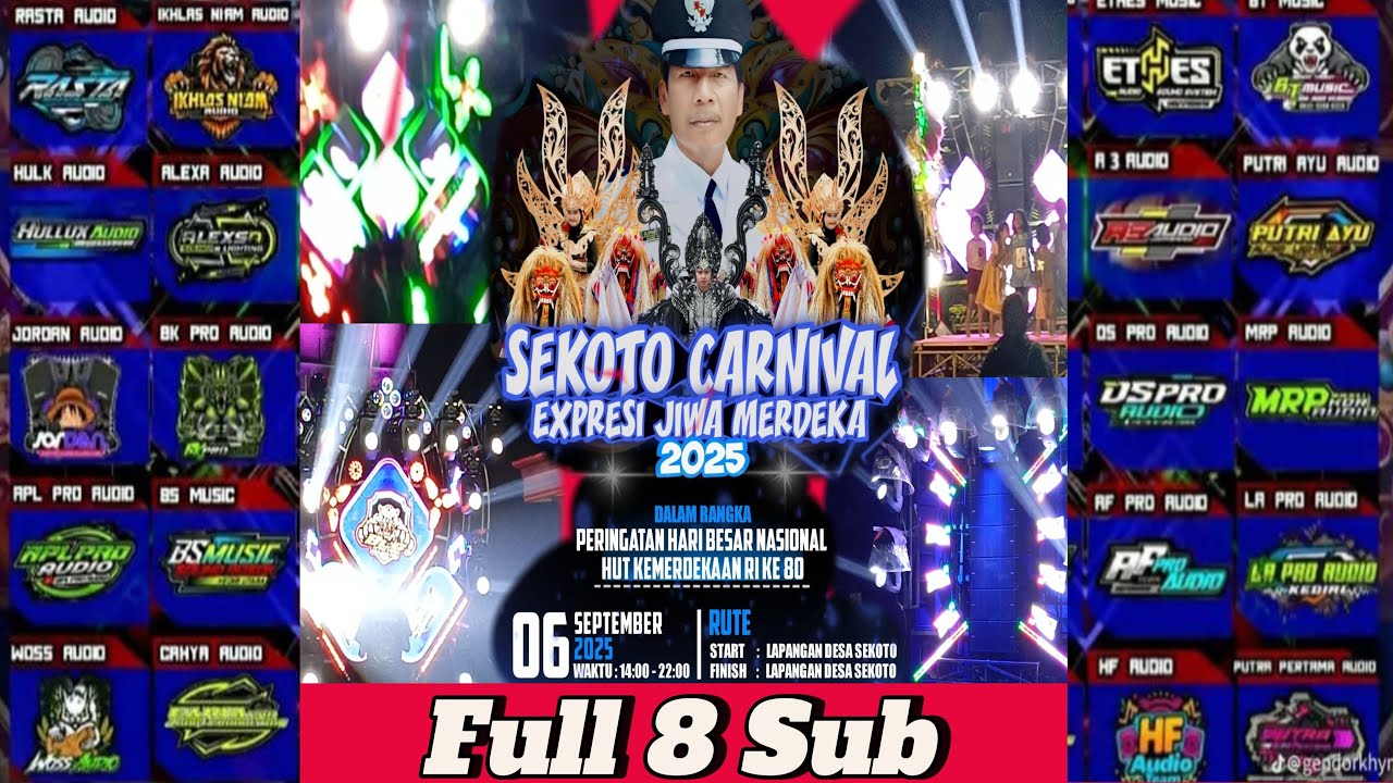 full horeg 8sub..!!! live Karnaval Desa Sekoto Badas