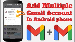 How to add multiple Gmail/email account in android phone | Ek mobile me 2 Gmail kaise chalaye
