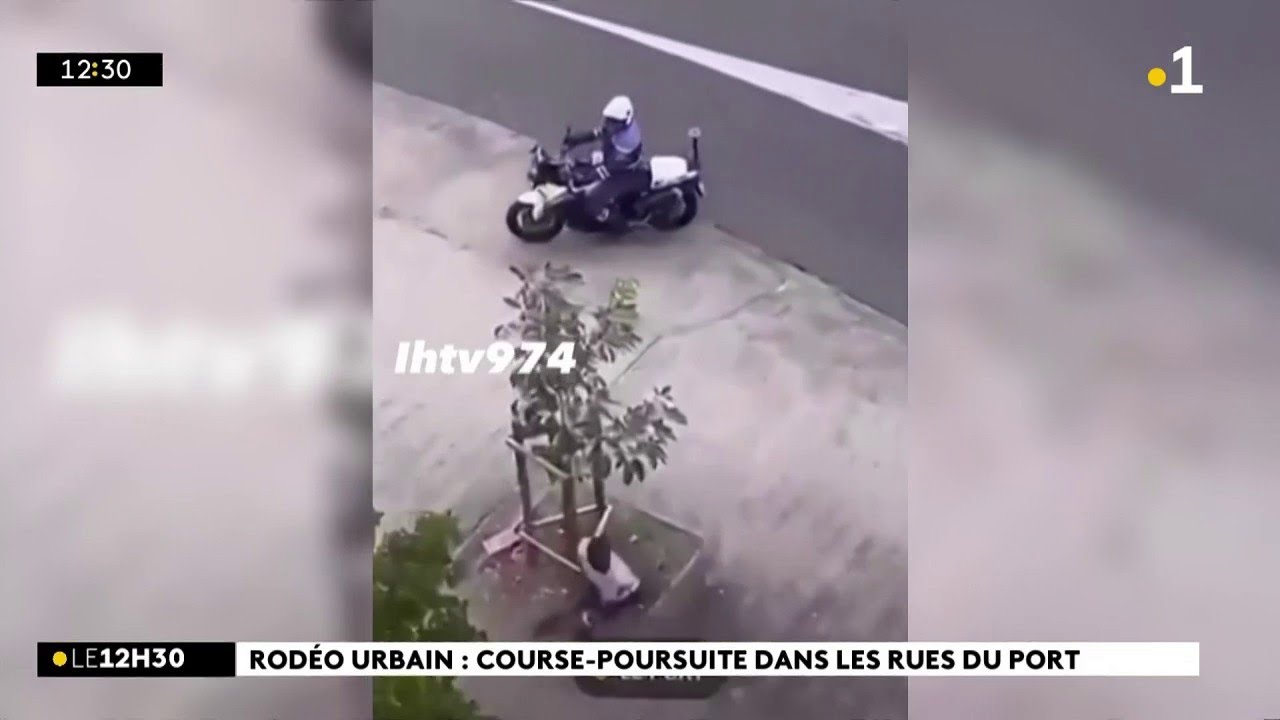 Rodéo urbain : une course poursuite a eu lieu hier dans les rues du Port