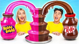 Desafio da Fondue de Chocolate | O Último a Parar de Comer Chocolate por RATATA POWER