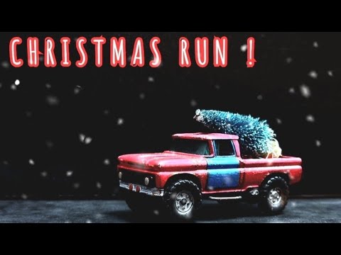 Custom Hotwheels Chevy C10 on a Christmas run!