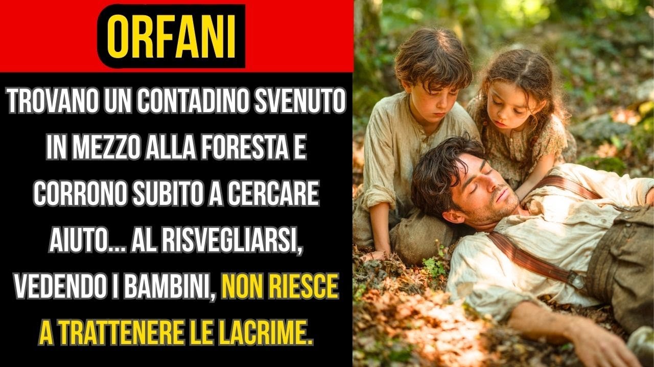 ORFANI trovano un CONTADINO svenuto nel BOSCO e corrono per AIUTARLO al RISVEGLIO scoppia in LACRIME