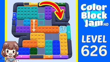 Color Block Jam Level 626 Solution Walkthrough