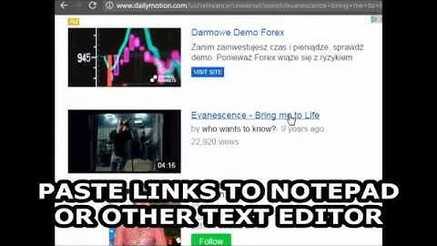 Multi Player - how to play Dailymotion videos