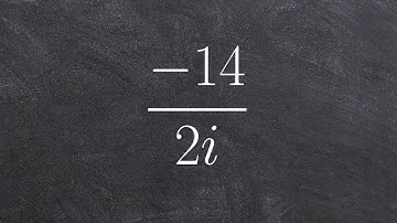 Simplifying a rational expression with an imaginary number