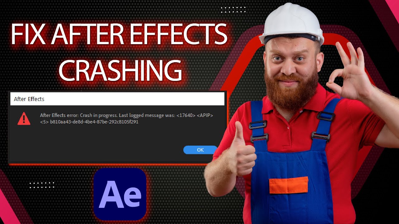 How to Fix after effect crashing Problem in progress ???? ?????????? ???????????? ????